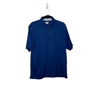 Callaway Royal Blue Performance Golf Shirt Collared Polo Size Large Men's